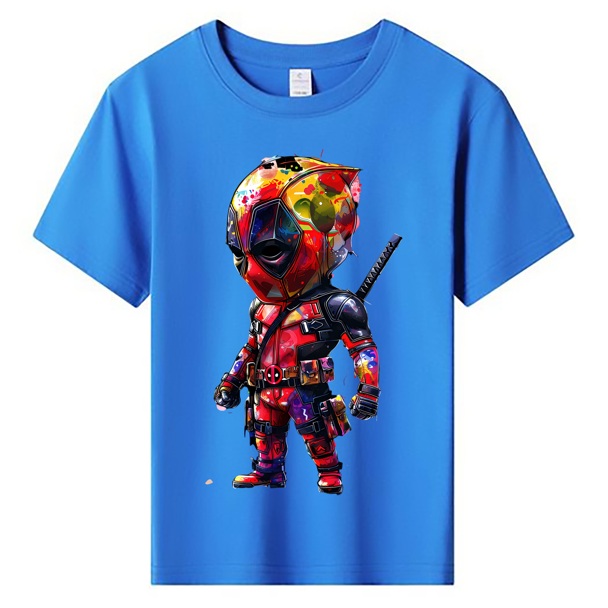 Deadpool デッドプール 綿100％キッズTシャツ（フロントプリント）